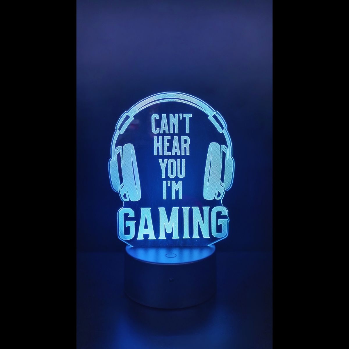 Φωτιστικό Gaming 3D νυχτερινό φως με τηλεχειριστήριο, RGB με 16 χρώματα, USB