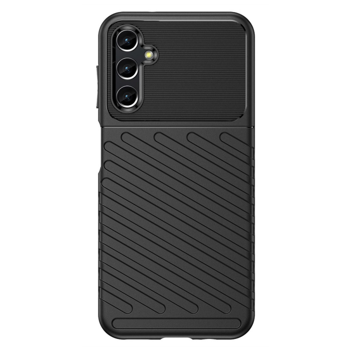 POWERTECH Θήκη Thunder MOB-1834 για Samsung A73 5G, μαύρη