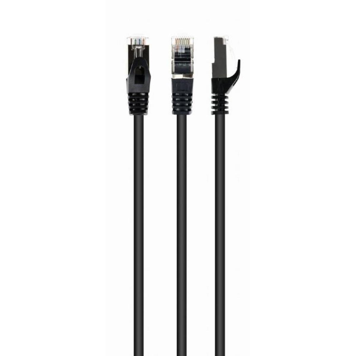 CABLEXPERT ΚΑΛΩΔΙΟ S/FTP CAT6A 0.25m, LSZH, ΜΑΥΡΟ