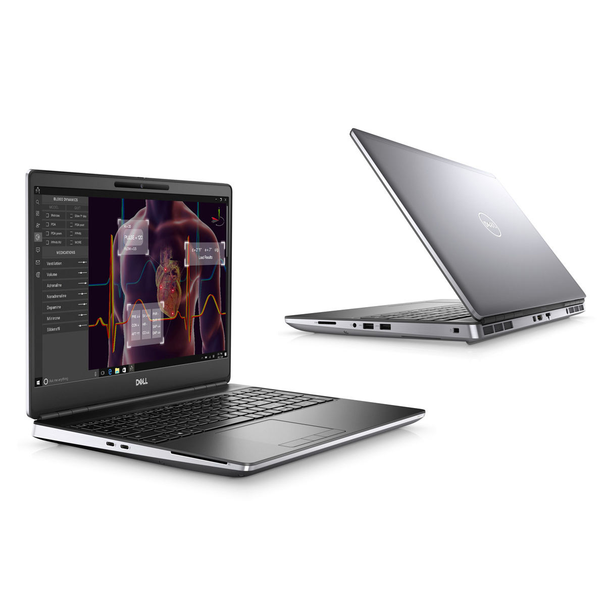 DELL Laptop Precision 7550, Factory Refurbished Grade A, i7-10850U, 32/512GB SSD, 15.6", Cam, NVIDIA QUADRO T1000 4GB, Windows 11 Pro