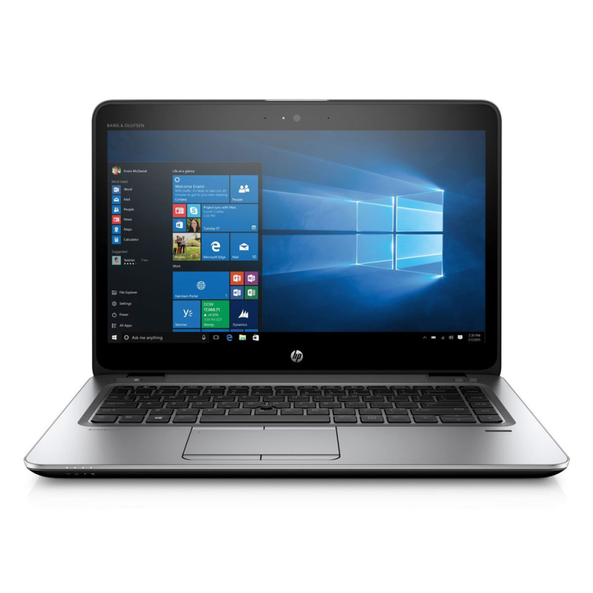HP Laptop EliteBook 840 G3, Refurbished Grade A, i5-6300U, 8/500GB HDD, 14", Cam, HD Graphics 520, FreeDOS
